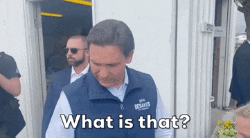 What Is That Ron Desantis GIF by GIPHY News