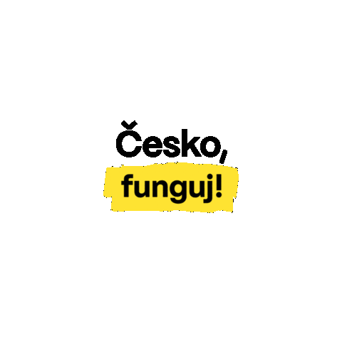 Česko, funguj! Sticker