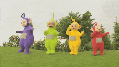 Giphy - Tinky Winky Dance GIF by Teletubbies