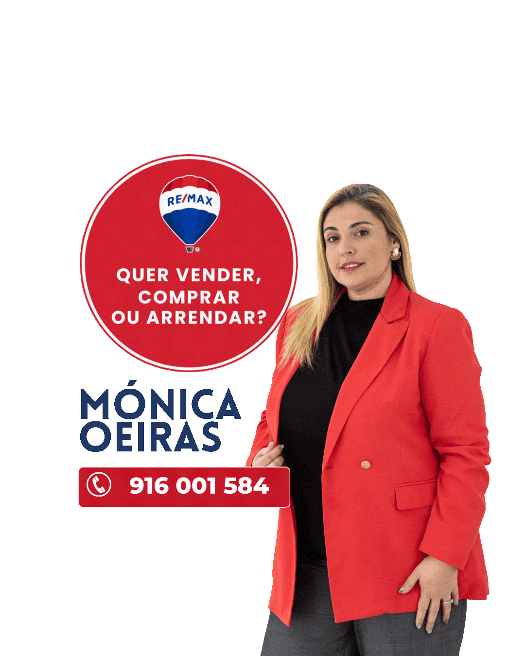 Monica Oeiras Sticker by Remax Grupo Visão