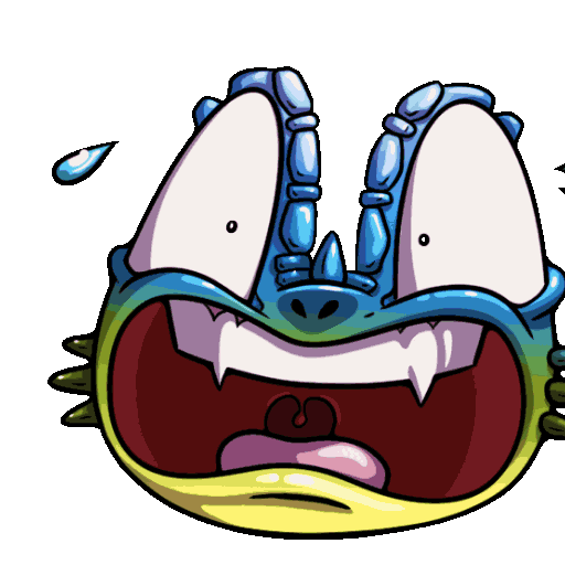 Scared Scream Sticker