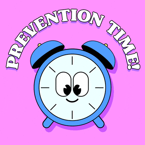 Prevention time alarm clock