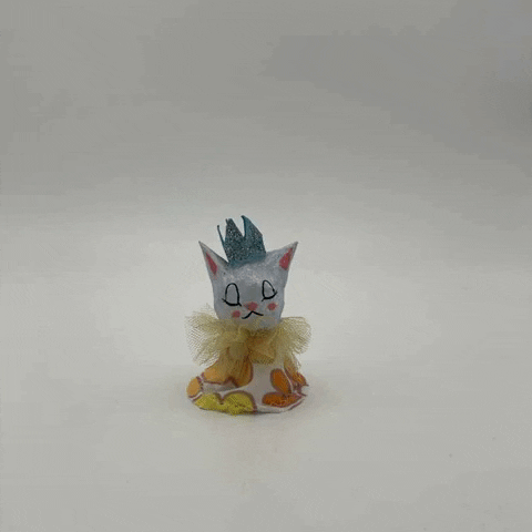Paper Mache Princess Kitty GIF by Jess