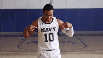 Christian Jones Basketball GIF by Navy Athletics