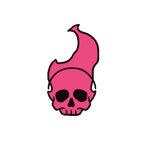 Illustration Fire Sticker