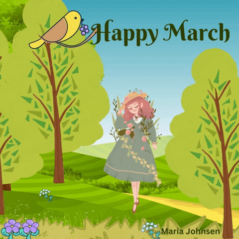 Spring March GIF by Maria Johnsen