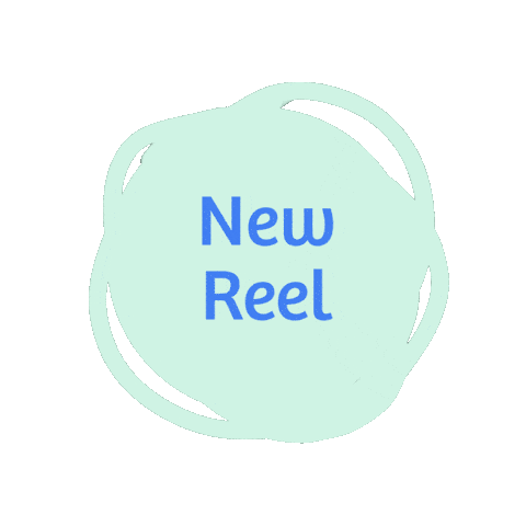 Reel Sticker by @nienkevletter