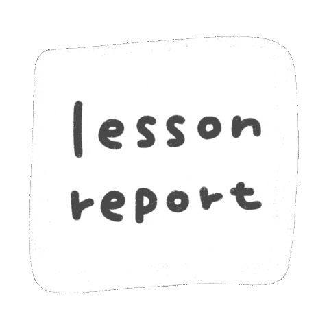 Report Lesson Sticker