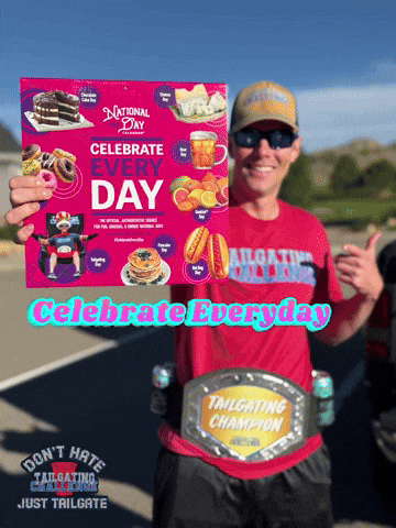Celebrate GIF by Tailgating Challenge
