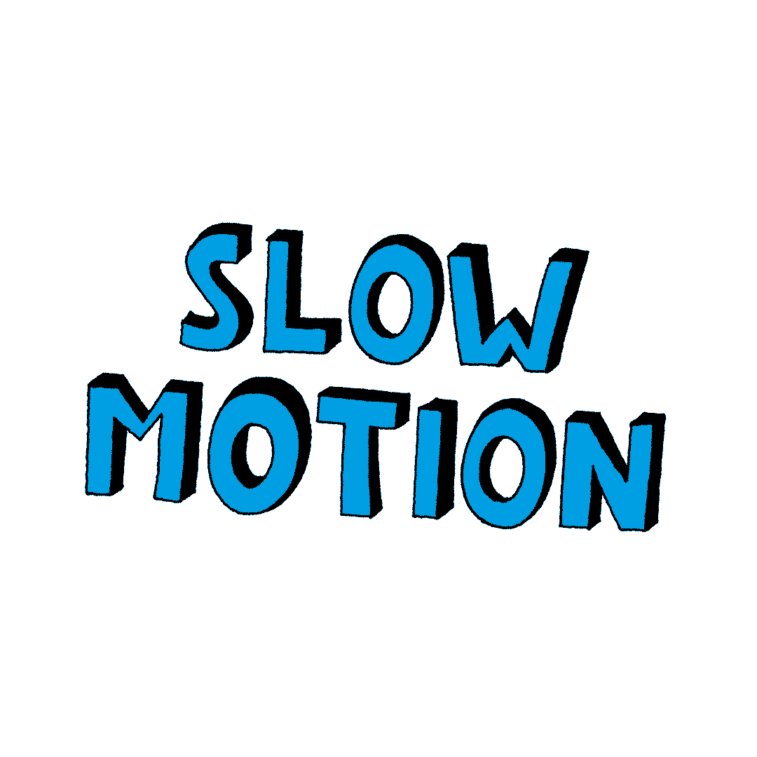 Slow Motion Sticker by Bestival