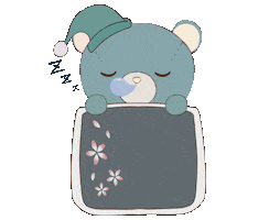 Bear Teddy Sticker by KyotoDenim