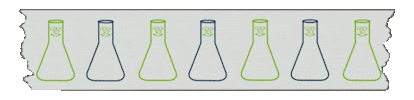 Chemistry Beaker Sticker by JungChemikerForum