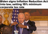 Biden inflation reduction act medal meme