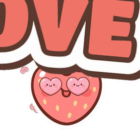 Love You Crush Sticker by Scribble Snacks
