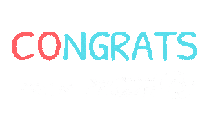 Congrats Sticker by Channel Mum