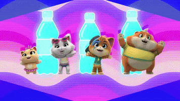 Water Dance GIF by 44 Cats