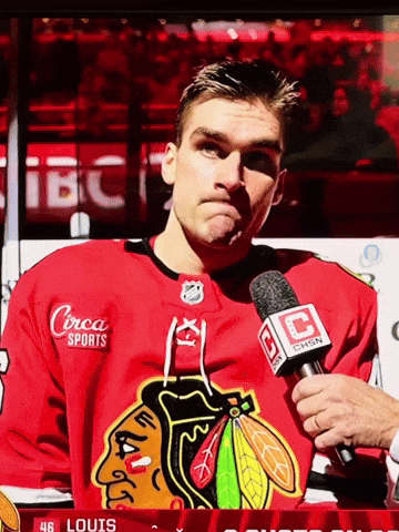 Blackhawks Louis Crevier GIF
