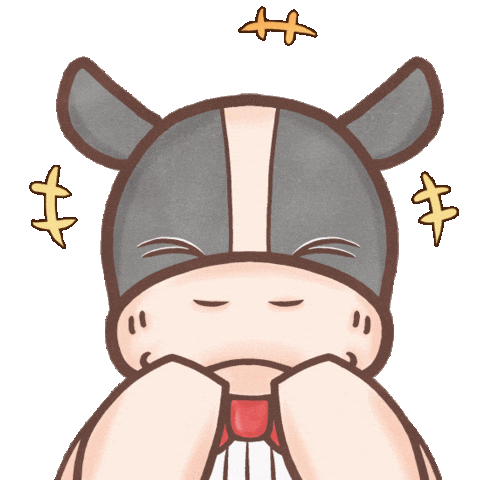 Cow Smile Sticker