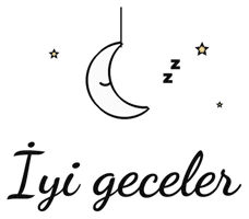 Good Night Sticker by Temel İpek Boutique