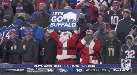 Santa Claus Football GIF by NFL - Find & Share on GIPHY