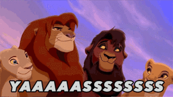 happy the lion king GIF