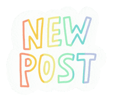 Rainbow Text Sticker