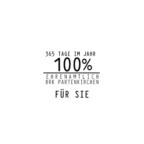 Ehrenamtlich Sticker by BRK-Partenkirchen.de