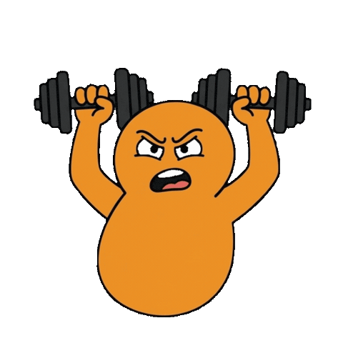 Workout Dumbbell Sticker