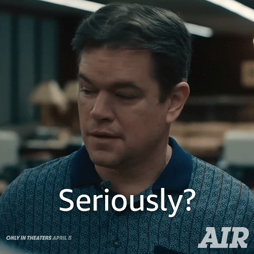 Matt Damon Seriously GIF by AIR Movie