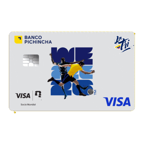 Ecuador Visa Sticker by Banco Pichincha