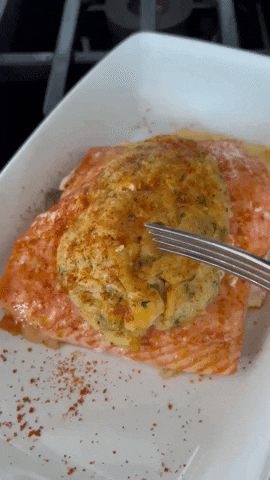 Crab Cake Salmon GIF by The Crab Place