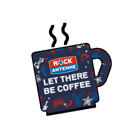 Coffee Radio Sticker by ROCKANTENNE ÖSTERREICH