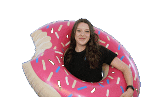 Donut Float Sticker by ThuisHulp Breda