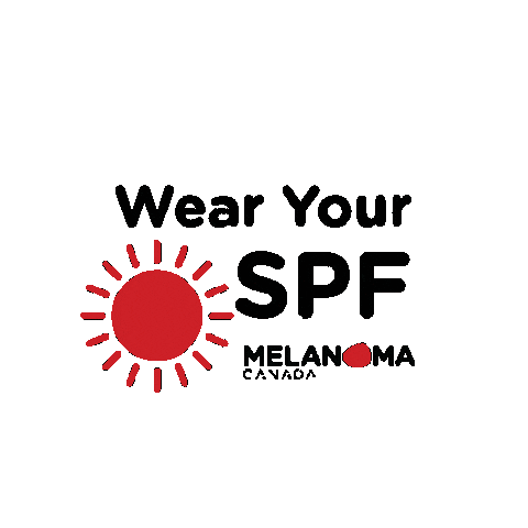 Sunscreen Spf Sticker by Melanoma Canada