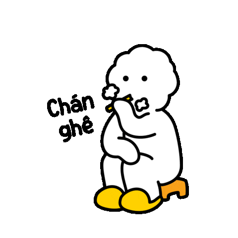 Sleepy Brushing Teeth Sticker