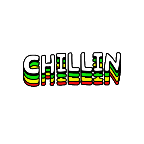 Weed Chilling Sticker