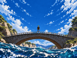 Bridge Ribbit GIF