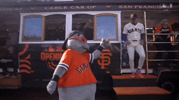 San Francisco Fist Bump GIF by MLB