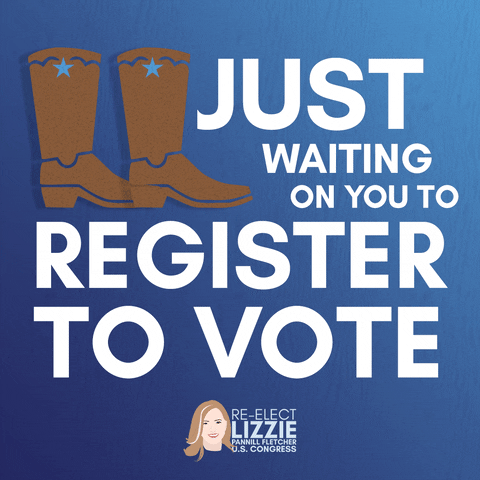 Register To Vote GIF by Team Lizzie