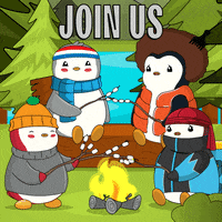 Fire Camping GIF by Pudgy Penguins