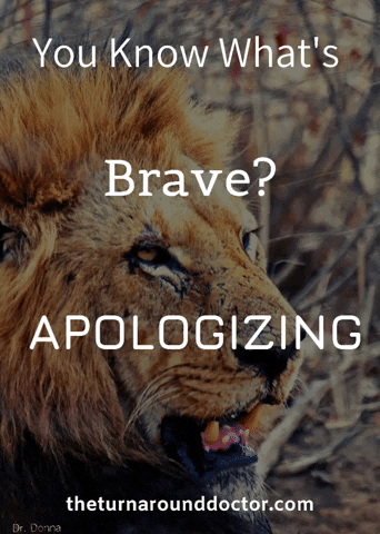 apologizing turn around GIF by Dr. Donna Thomas Rodgers