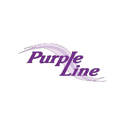 Purple Line Sticker