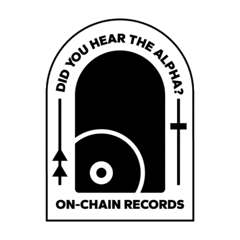 On-Chain Records Sticker