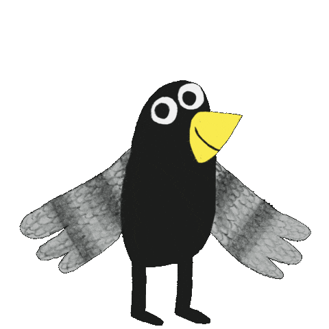 Love Bird Hearts Sticker by Loes Riphagen