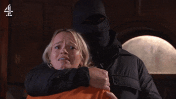 Scared Horror GIF by Hollyoaks