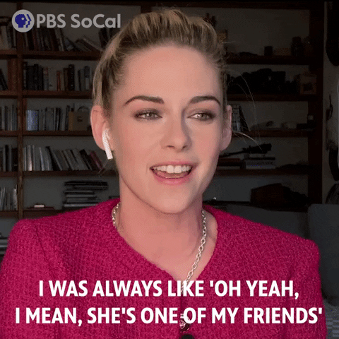 Kristen Stewart Friends GIF by PBS SoCal