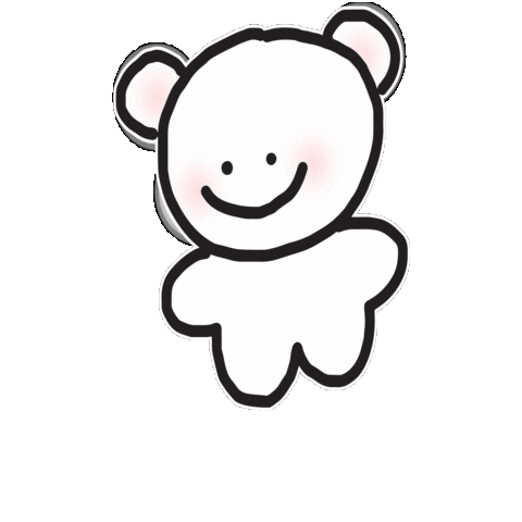 Happy Bear Sticker
