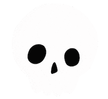 Halloween Skull Sticker