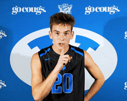 Sport Shut Up GIF by BYU Cougars