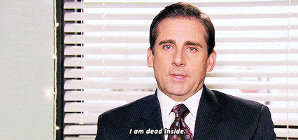 The Office I Am Dead Inside GIF